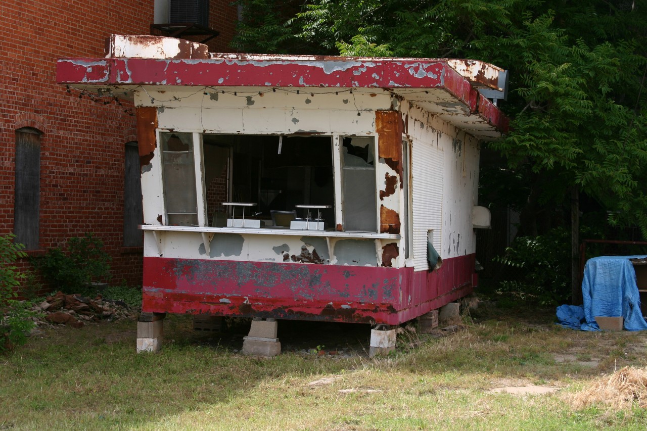 Abandoned drive-in